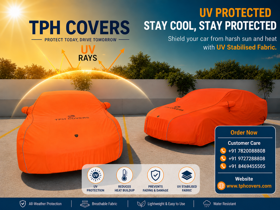 Best UV Protected Car Covers in India for Extreme Summer Heat Waves – TPH Covers