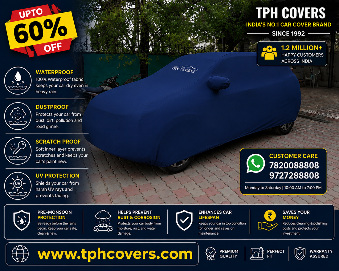 Best Waterproof Car Cover for Monsoon in India | TPH Covers