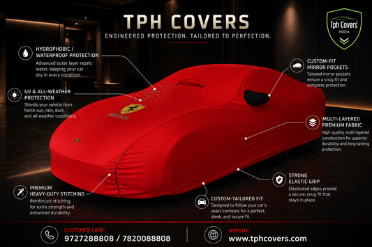 Best Car Cover in India: Why TPH Covers Custom-Fit Car Covers Offer Complete Car Protection